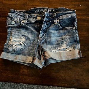 American Eagle super stretch jean shorts